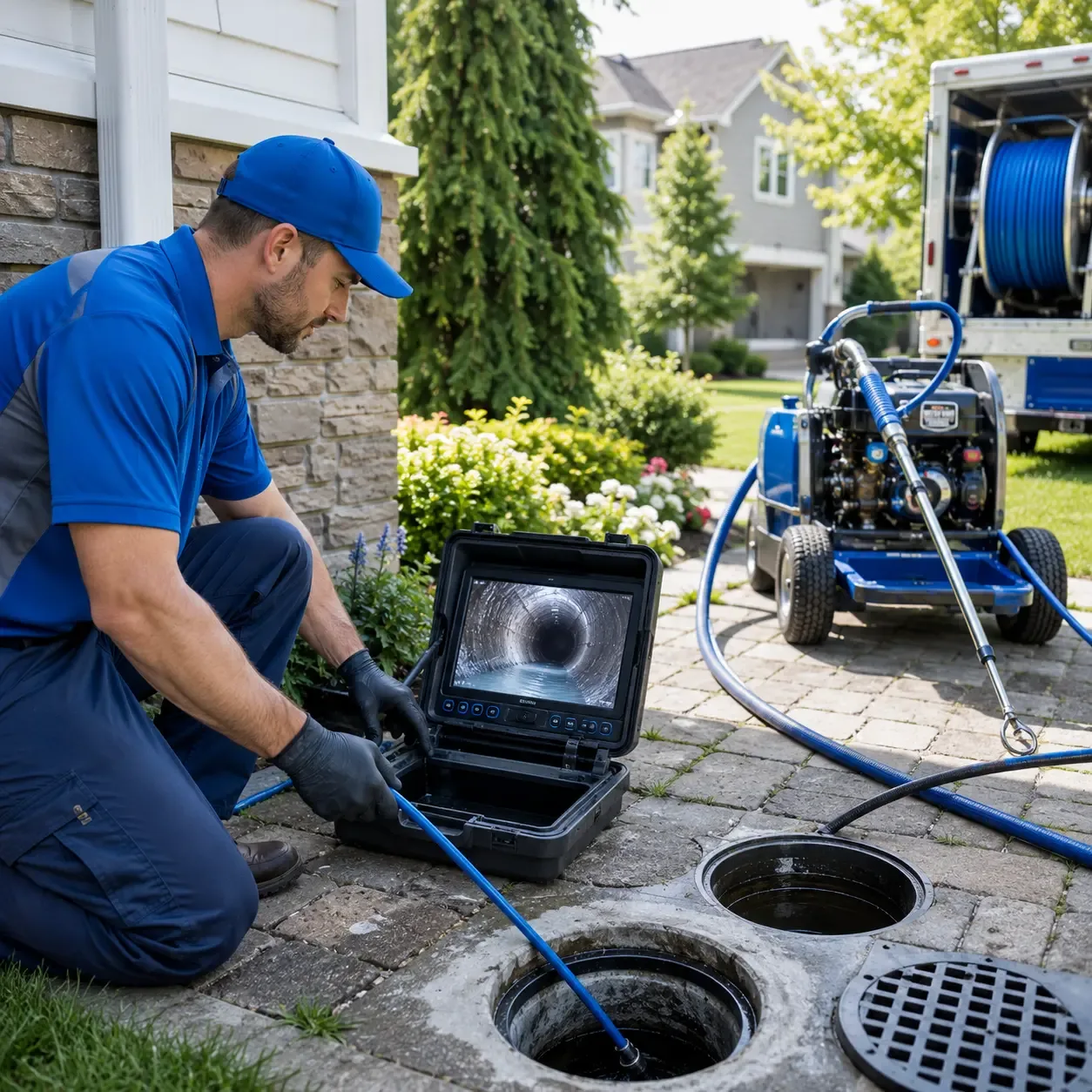 Outdoor drain cleaning professionals serving Pine Island, NY